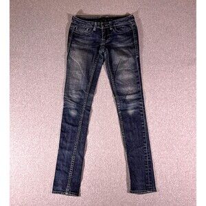 William Rast Womens Jeans Blue Tag Size 24 (27x33) Low Rise Skinny Stretch